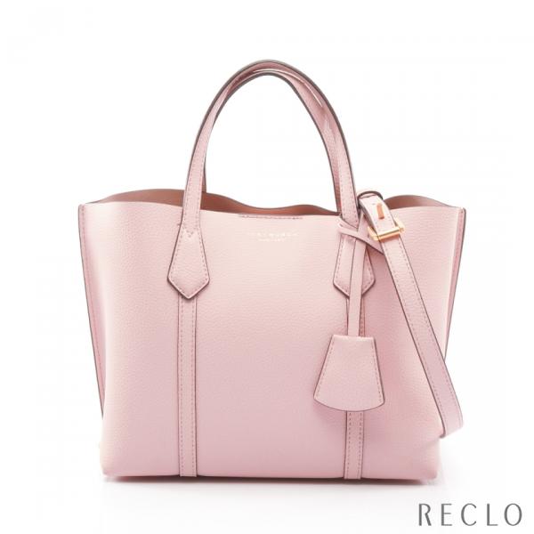 トリーバーチ Tory Burch ペリー スモール トリプルコンパートメント ハンドバッグ バッグ レザー レディース ピンク系 81928 【中古】 TORY BURCH（トリーバーチ） ペリー スモール トリプル