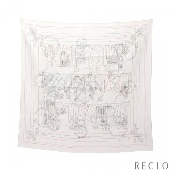 HERMES（エルメス） カレ90 エクスリブリス ブロデ サングル 25SS