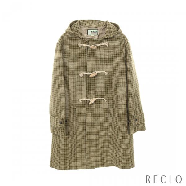 GUCCI 2015〜16AW チェック柄ダッフルコート/ミケーレ GUCCI 2015〜16AW チェック柄ダッフルコート/ミケーレ GUCCI 2015