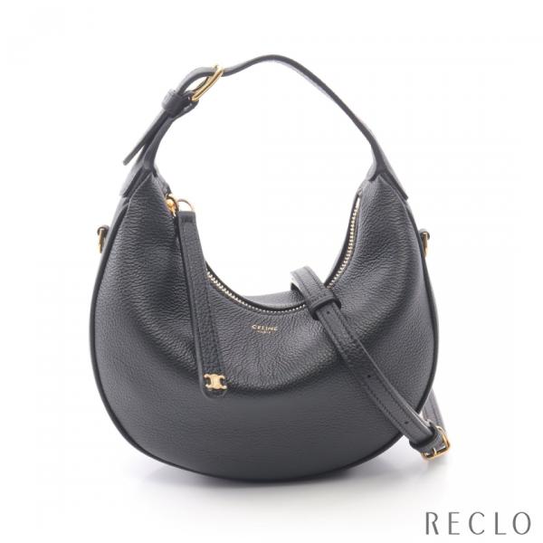 セリーヌ CELINE ティーン ルル トリオンフ ハンドバッグ バッグ レザー レディース ブラック系 120723ENY38NO 【新品】 CELINE（セリーヌ） ティーン ルル トリオンフ ハンドバッグ レザー