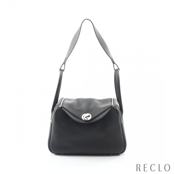 エルメス HERMES リンディ26 ショルダーバッグ バッグ トリヨンクレマンス トリヨンクレマンス レディース ブラック系 073428CK 【中古】 HERMES（エルメス） リンディ26 ショルダーバッグ トリヨンクレマンス