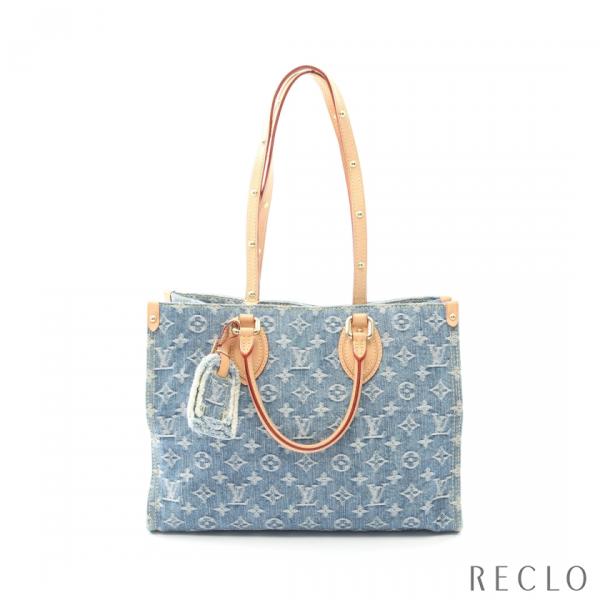 こ*い様 ルイ・ヴィトンデニムオンザゴーMM　箱付き新品 LOUIS VUITTON（ルイ・ヴィトン） オンザゴーMM LVリミックス