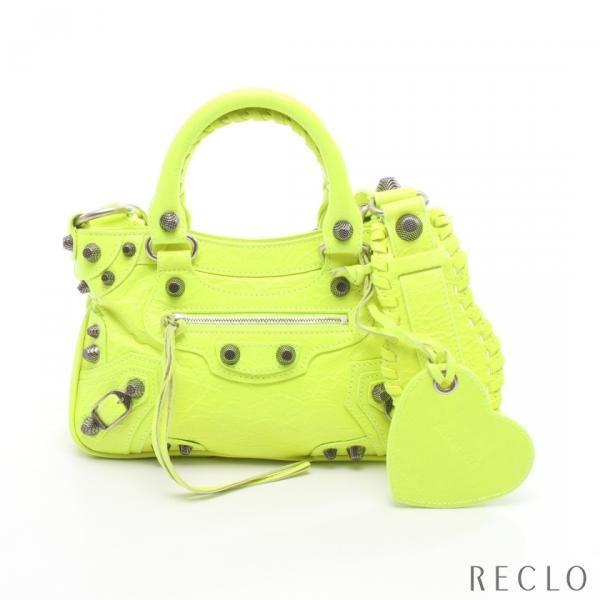 BALENCIAGA（バレンシアガ） ネオ カゴール S ハンドバッグ レザー