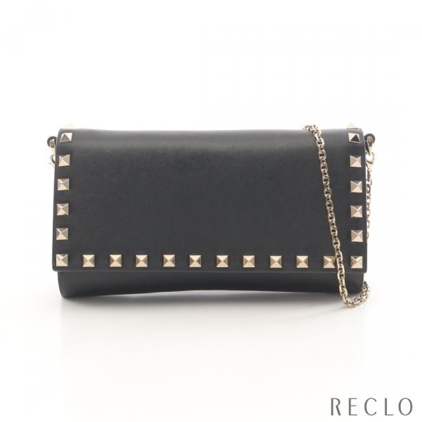 美品 ヴァレンティノ ガラヴァーニ チェーンウォレットブラック Jeffrey Campbell（ジェフリーキャンベル） ヴァレンティノ