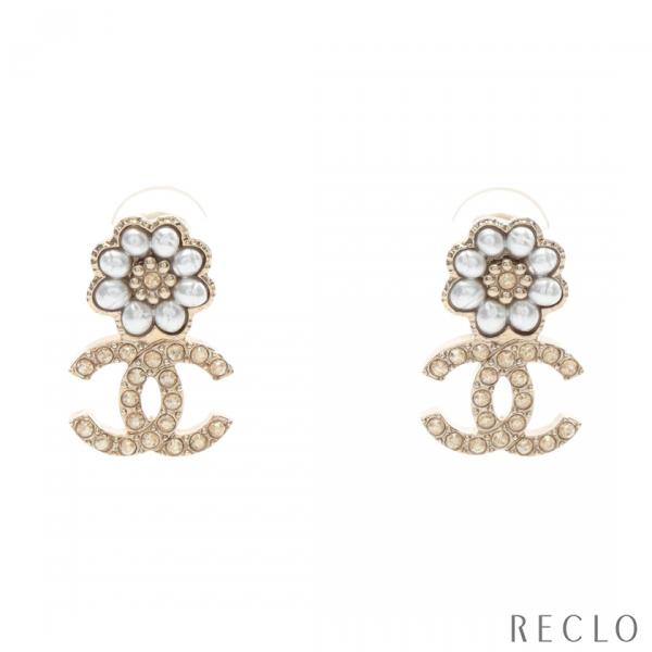 CHANEL（シャネル） ココマーク フラワー イヤリング GP フェイク