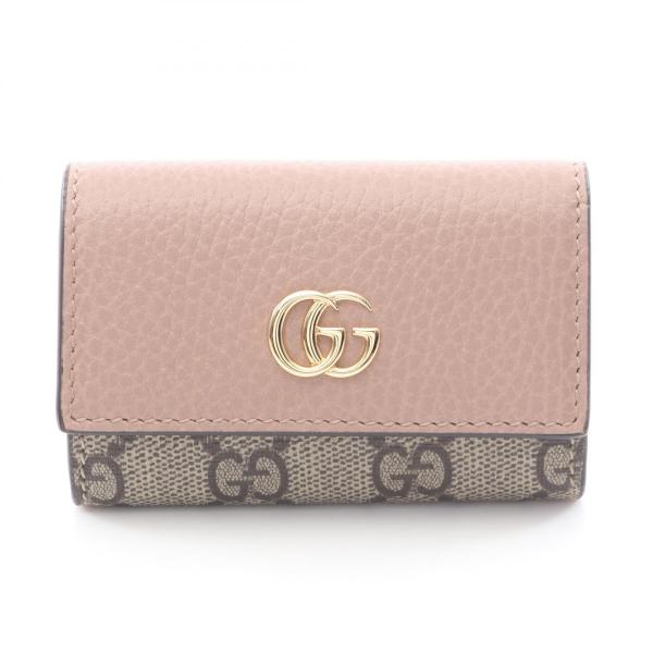グッチ　GGマーモント　6連キーケース　GGスプリーム　バイカラー　456118 GUCCI（グッチ） GUCCI GGマーモント プチマーモント 6連 キーケース