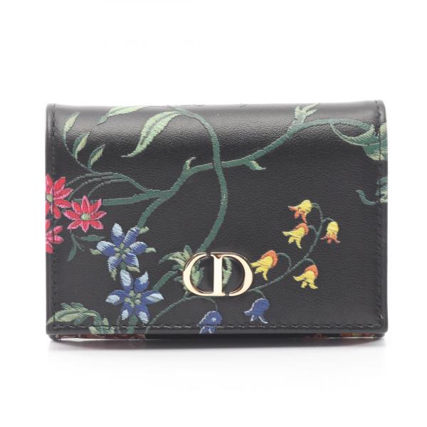 ディオール カロ コンパクトウォレット 二つ折り財布 ChristianDior ディオール Dior CARO XS カロ ウォレット 二つ折り財布 財布 レザー