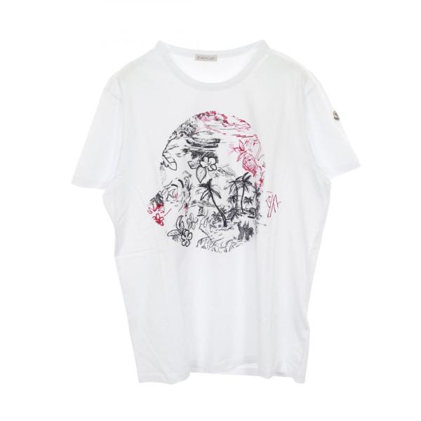 モンクレール　Ꭲシャツ 半袖白Ꭲシャツ　正規品 MONCLER（モンクレール） 半袖Tシャツ 衣料品 トップス コットン