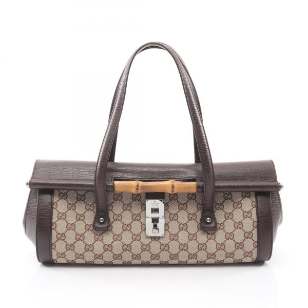 GUCCI（グッチ） バンブー GGキャンバス ハンドバッグ バッグ