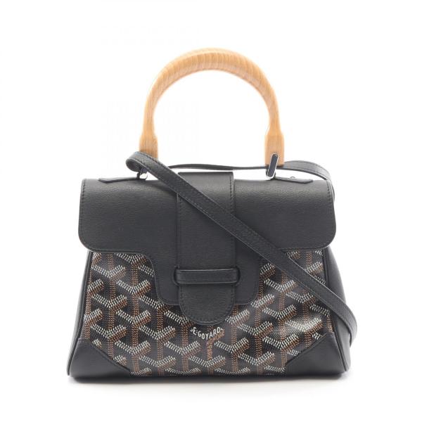 ゴヤール GOYARD ヒロンデル ショルダーバッグ バッグ PVCコーティングキャンバス レザー レディース ブラック系 / マルチカラー HIRONDPMLTY01CL01P 【中古】 GOYARD - ゴヤール GOYARD ヒロンデル ショルダーバッグ バッグ PVC