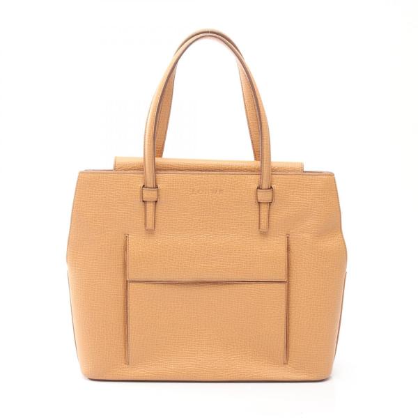 LOEWE（ロエベ） ハンドバッグ バッグ レザー ベージュ系 【中古 