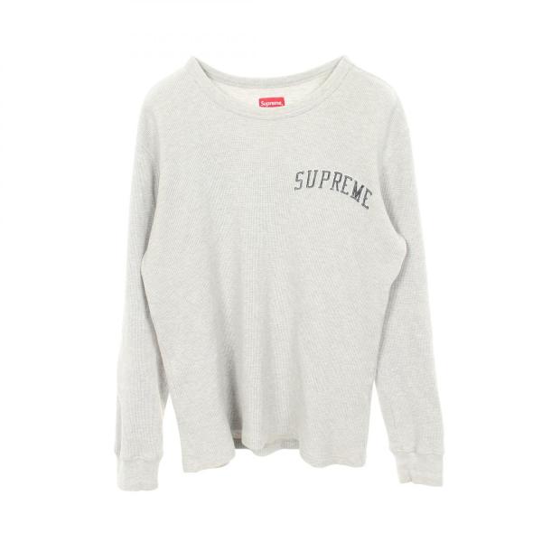 Supreme（シュプリーム） アーチロゴ サーマル クルーネック 長袖T