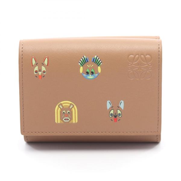 ロエベ LOEWE フューチャリスト キャット トライフォールド ウォレット 三つ折り財布 財布 レザー レディース ブラウン系 / マルチカラー C643TR2X54 【新品】 LOEWE（ロエベ） フューチャリスト キャット トライフォールド