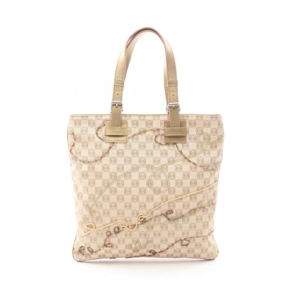 LOEWE（ロエベ） リピートアナグラム ハンドバッグ バッグ キャンバス