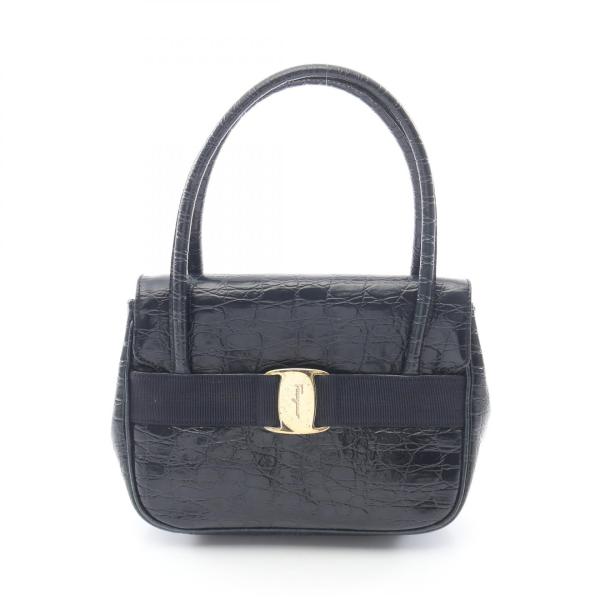 サルヴァトーレフェラガモ Salvatore Ferragamo ヴァラ クロコ型押し