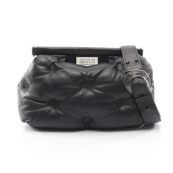 メゾン マルジェラ Maison Margiela グラム スラム ミディアム ショルダーバッグ バッグ ラムスキン（羊革） レディース ブラック系 S56WG0177 【中古】 メゾン マルジェラ Maison Margiela グラム スラム ミディアム
