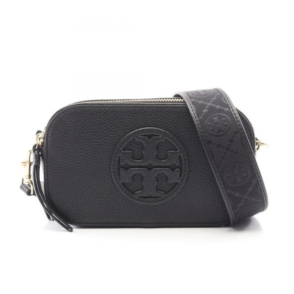 トリーバーチ Tory Burch ミラー ミニ クロスボディバッグ ショルダーバッグ バッグ レザー レディース ブラック系 171956001 【新品】 TORY BURCH（トリーバーチ） ミラー ミニ クロスボディバッグ