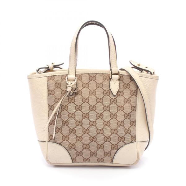 GUCCI（グッチ） ブリー 2WAY トートバッグ バッグ キャンバス