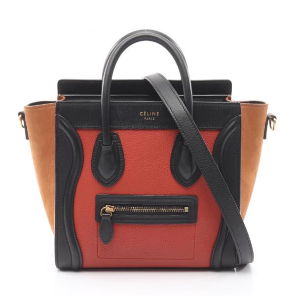 CELINE（セリーヌ） ラゲージ ナノショッパー 2WAY ハンドバッグ 
