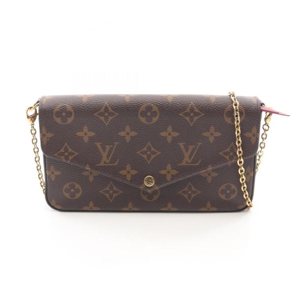 ルイヴィトン M61276 ショルダーバッグ ブラウン  LOUIS VUITTON ポシェット・フェリシー モノグラム LOUIS VUITTON（ルイ・ヴィトン） ポシェット フェリシー モノグラム