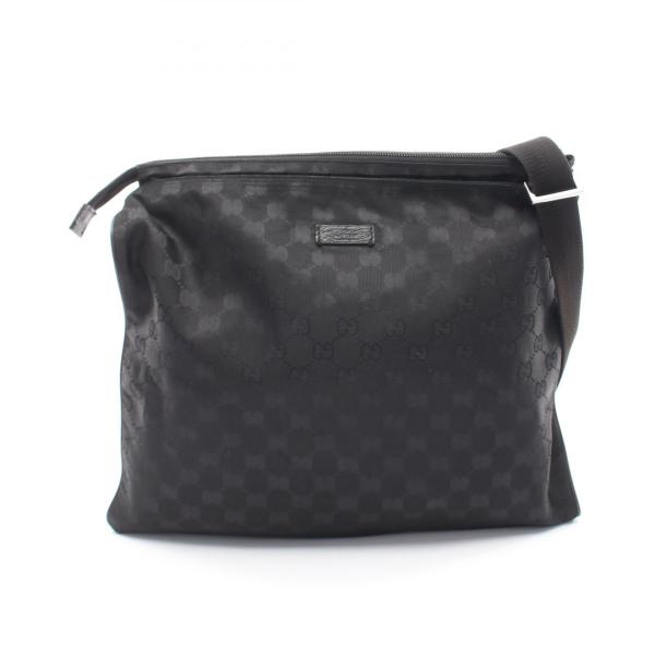 GUCCI グッチ ショルダーバッグ GGキャンバス 黒色 GUCCI（グッチ） GUCCI GG柄 ショルダーバッグ バッグ キャンバス