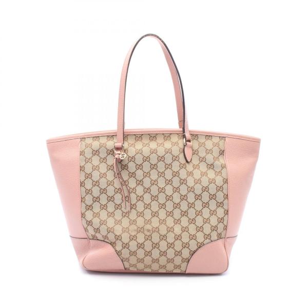 GUCCI（グッチ） ブリー トートバッグ バッグ キャンバス ベージュ系