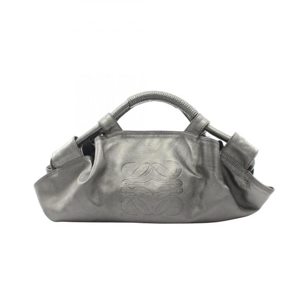 LOEWE（ロエベ） ナッパアイレ メタリック ハンドバッグ バッグ レザー