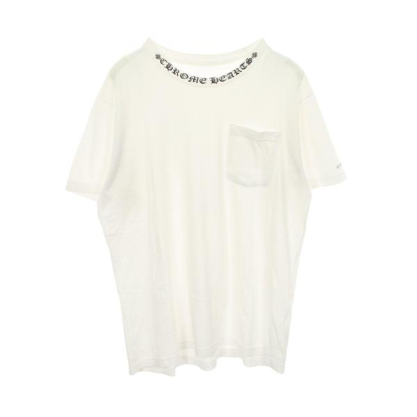 クロムハーツ CHROME HEARTS ネックロゴ 半袖Tシャツ 衣料品 トップス