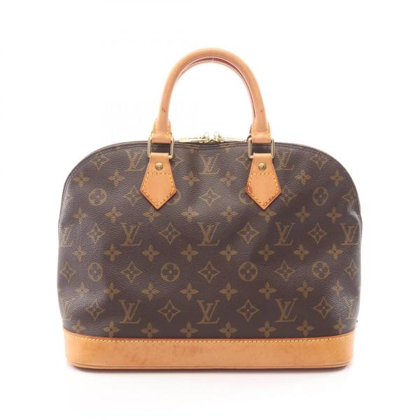 鑑定済み ルイヴィトン モノグラム アルマ PM ハンドバッグ M51130 LOUIS VUITTON（ルイ・ヴィトン） アルマPM モノグラム ハンドバッグ
