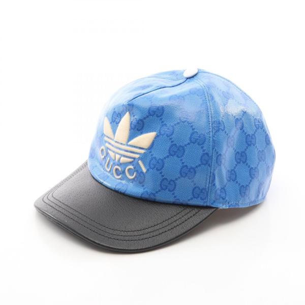 GUCCI OFF THE GRID ベースボールキャップ 青 GUCCI（グッチ） GUCCI GUCCI × adidas GG柄 トレフォイル ベース