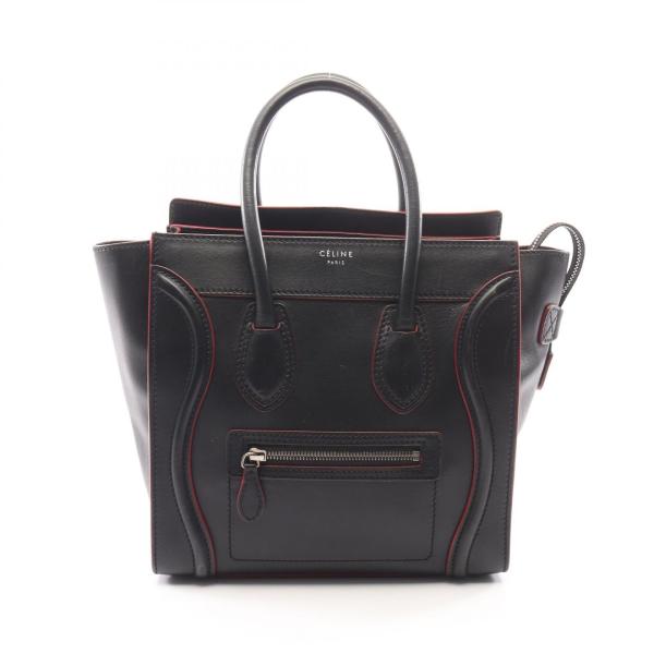 レザートートバッグ セリーヌ　ラゲージマイクロショッパー CELINE（セリーヌ） ラゲージ マイクロショッパー トートバッグ バッグ