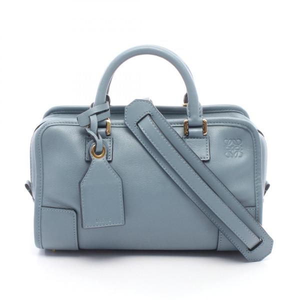 ふ*き様 正規品⭐︎LOEWE ロエベ　アマソナ　ネイビー レザー ハンドバッグ LOEWE（ロエベ） アマソナ23 2WAY ハンドバッグ バッグ レザー ブルー