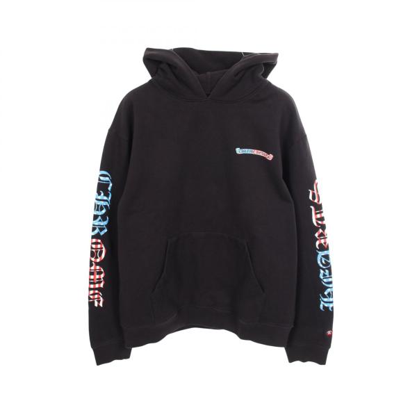 CHROME HEARTS クロムハーツ パーカー OLD US SCRL 星条旗スクロールロゴ クロムハーツ CHROME HEARTS OLD US SCRL 星条旗スクロールロゴ