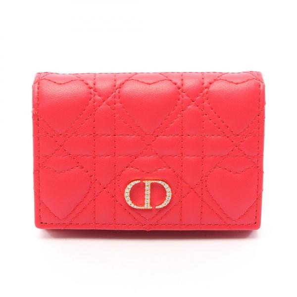 ディオール Dior Caro Glycine ハートカナージュ コインケース 財布