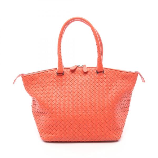 Bottega Veneta イントレチャート トートバッグ オレンジ ボッテガヴェネタ BOTTEGA VENETA イントレチャート トートバッグ