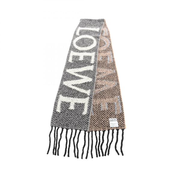 LOEWE（ロエベ） マフラー 衣料品 ウール グレー系 【中古】 : RECLO