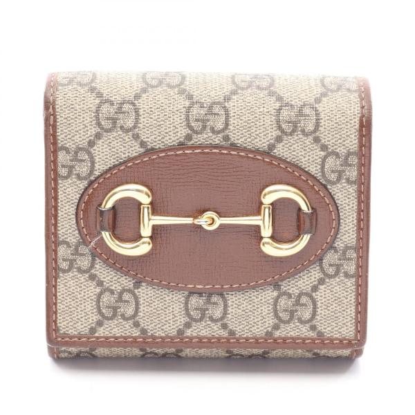 GUCCI（グッチ） ホースビット 1955 GGスプリーム 二つ折り財布 財布