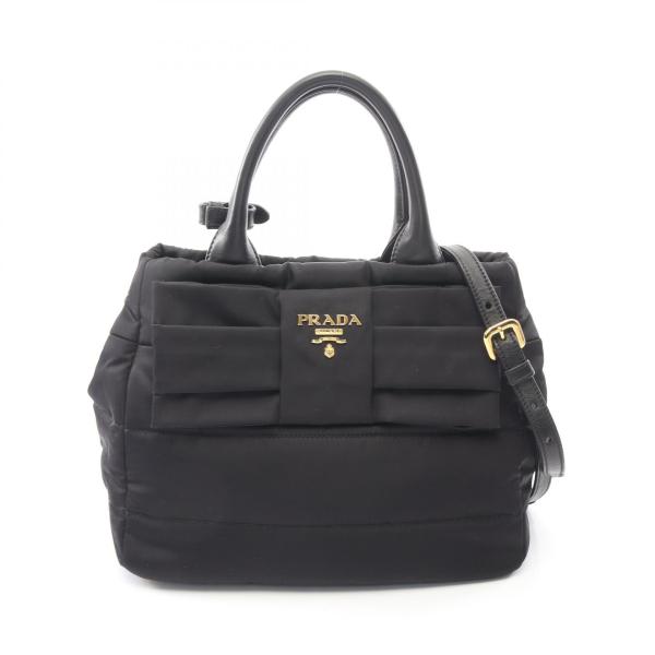 む*ん様 オークション　PRADA tessuto bomber 訳あり　未使用 PRADA（プラダ） PRADA TESSUTO BOMBER リボン 2WAY ハンドバッグ