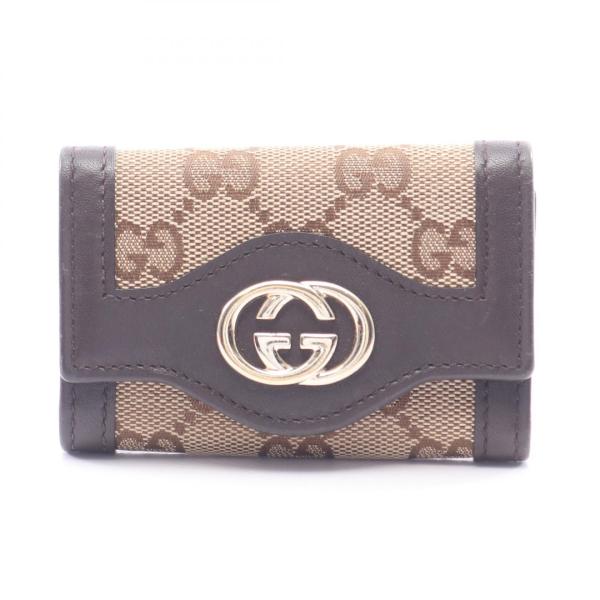 GUCCI（グッチ） インターロッキング GGキャンバス 6連 キーケース