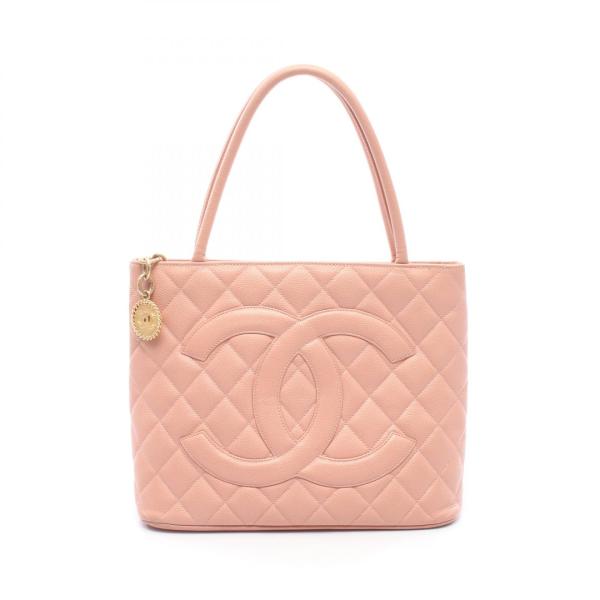 希少　CHANEL　シャネル復刻トート　キャビアスキン　ピンク CHANEL（シャネル） 復刻トート トートバッグ バッグ キャビアスキン