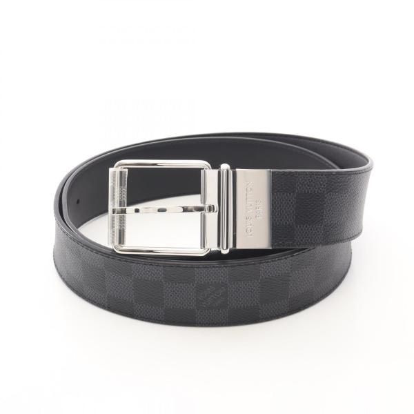 い*か様 LOUIS VUITTON ダミエ　エンボス加工 シルバーバックル LOUIS VUITTON（ルイ・ヴィトン） サンチュール ダミエプリント 40MM
