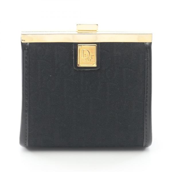 ディオール Dior トロッター がま口 コインケース 財布 キャンバス