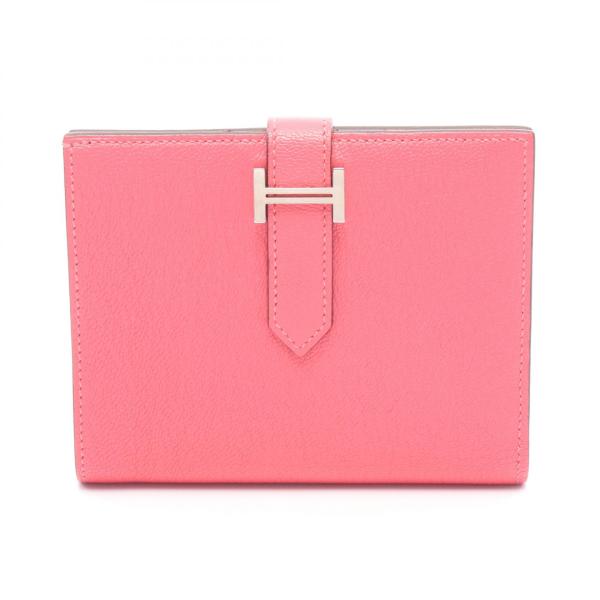 HERMES（エルメス） ベアンコンパクト 二つ折り財布 財布 レザー 