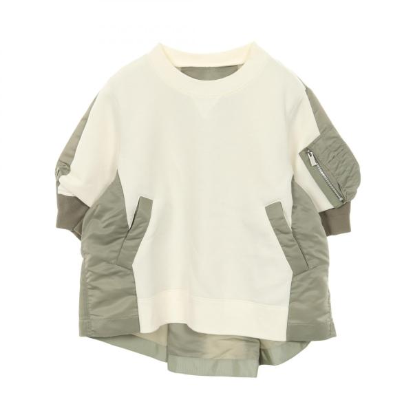 sacai（サカイ） スウェット 衣料品 トップス コットン アイボリー系