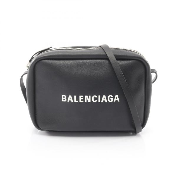 バレンシアガ BALENCIAGA エブリデイ カメラバッグ S ショルダーバッグ バッグ レザー レディース ブラック系 489812 【中古】 BALENCIAGA（バレンシアガ） エブリデイ カメラバッグ S ショルダー