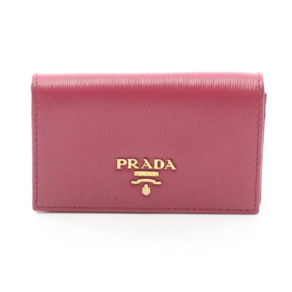 PRADA（プラダ） カードケース アクセサリー レザー ピンク系 1MC122