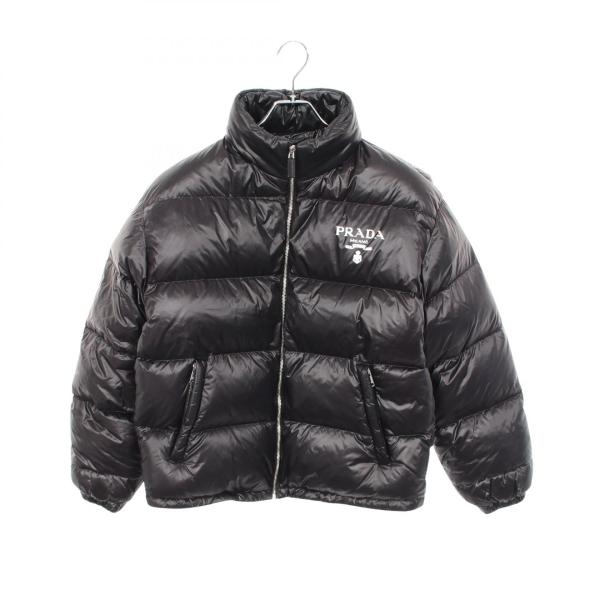 PRADA（プラダ） ロゴプリント フード付き ダウンジャケット 衣料品