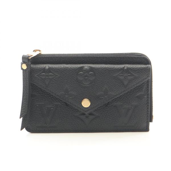 ルイヴィトン アンプラント ポルトカルトヴェルソ ケース 正規品 本物 黒 LOUIS VUITTON（ルイ・ヴィトン） ポルトカルト レクトヴェルソ