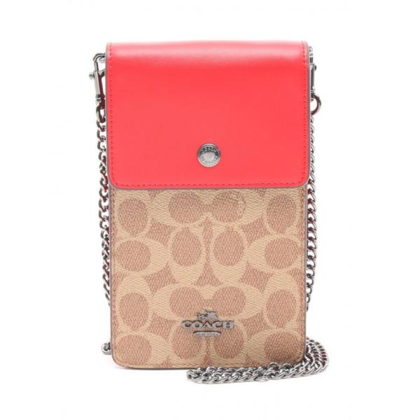 コーチ Coach シグネチャー 財布 ポーチ ショルダーバッグ 中古 Pvc ベージュ F レディース Pvc 中古 5343 Recloヤフーショップ