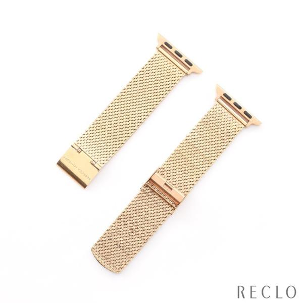 レベッカミンコフ Rebecca Minkoff Milanese Mesh Apple Watch Bracelet 38mm 40mm アップルウォッチ 替えベルト Gp ゴールド レディース 3c2uvzeylu レディースファッション Valleymill Com